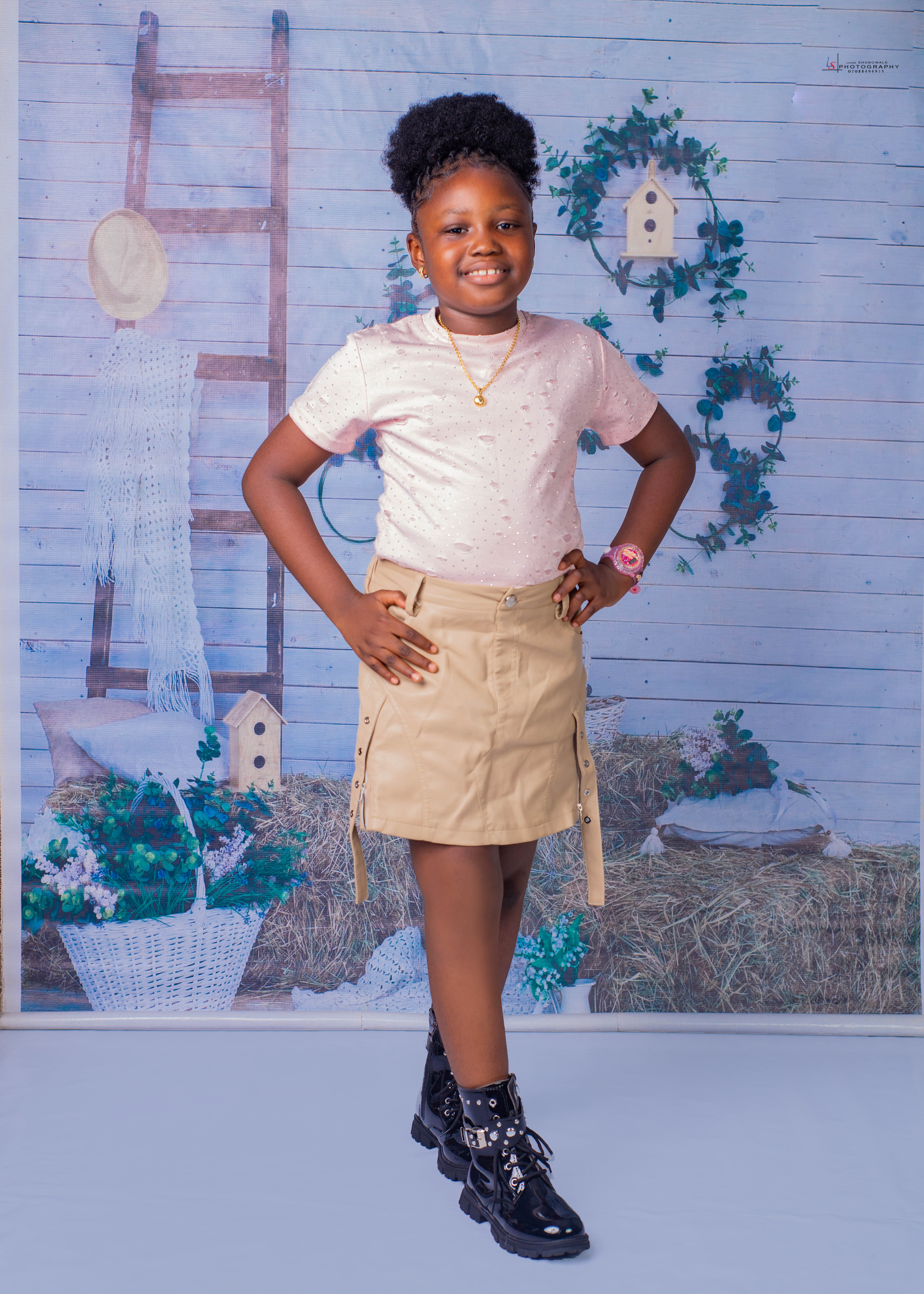 Hanifa smiling beautifully