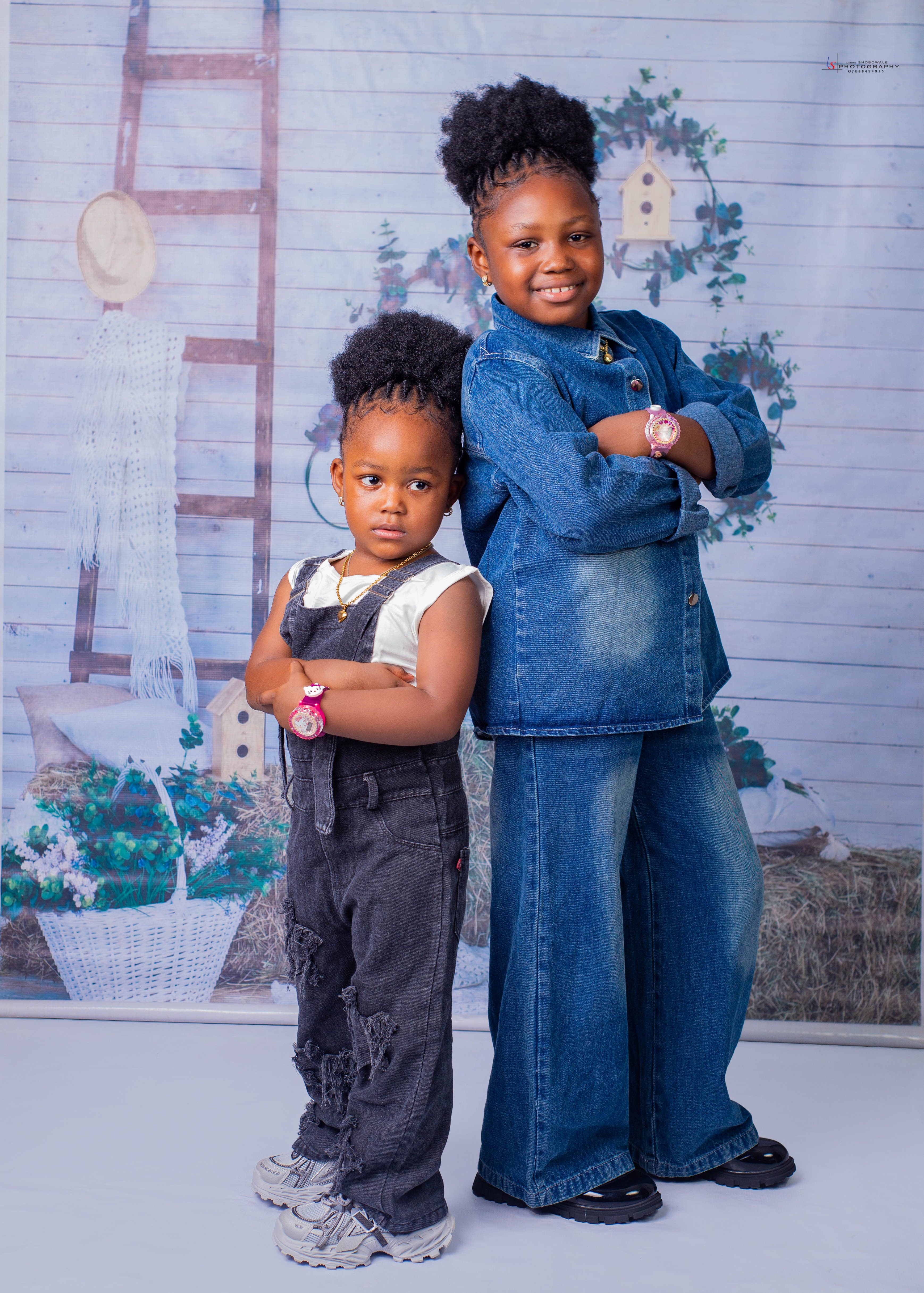 Hanifa blowing candles