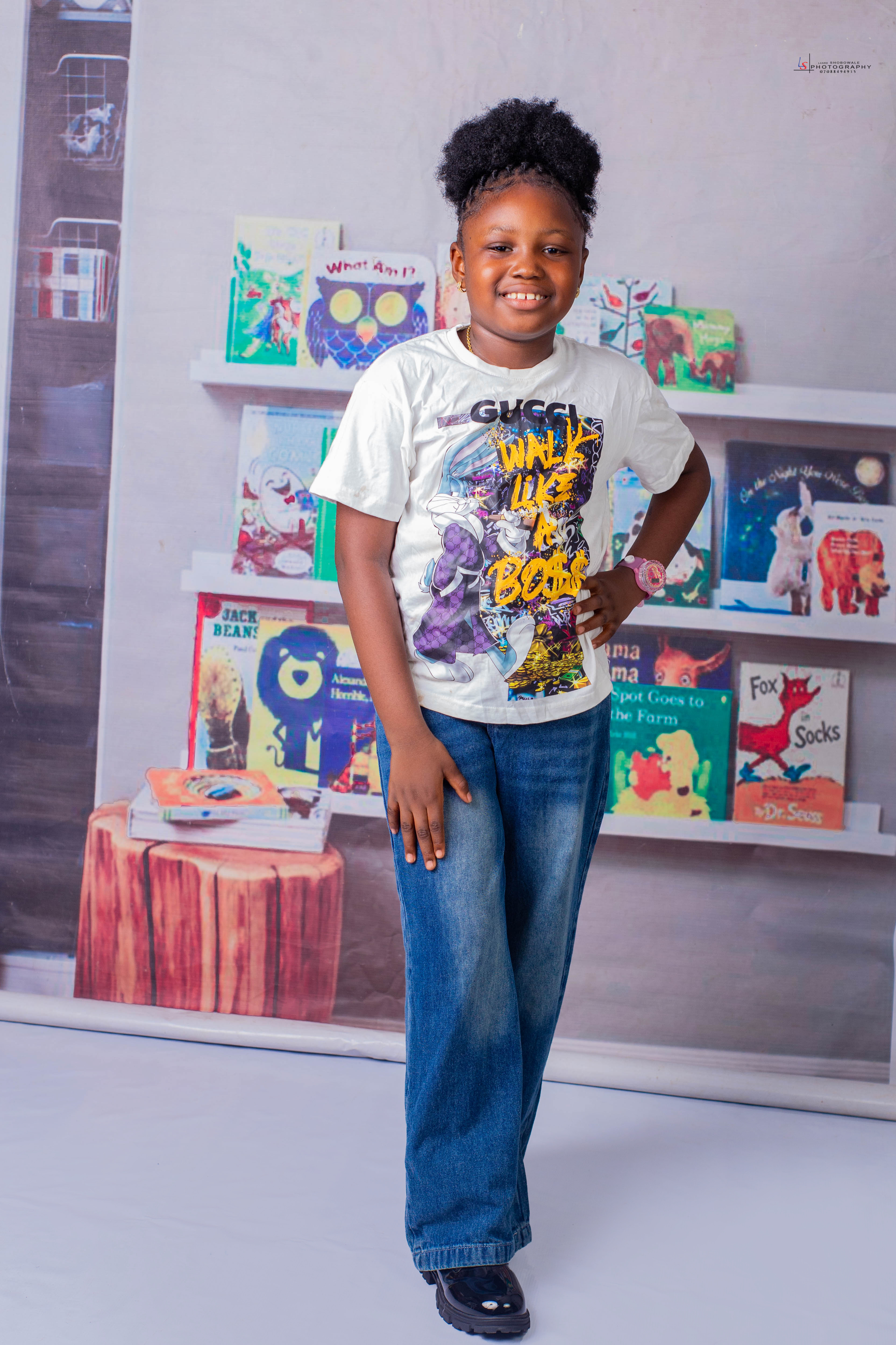 Hanifa in pink dress